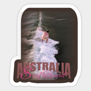 Australia surf board Sticker